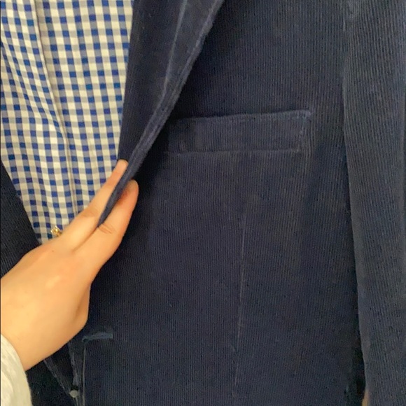 Gant Navy Corduroy Blazer - Picture 5 of 8